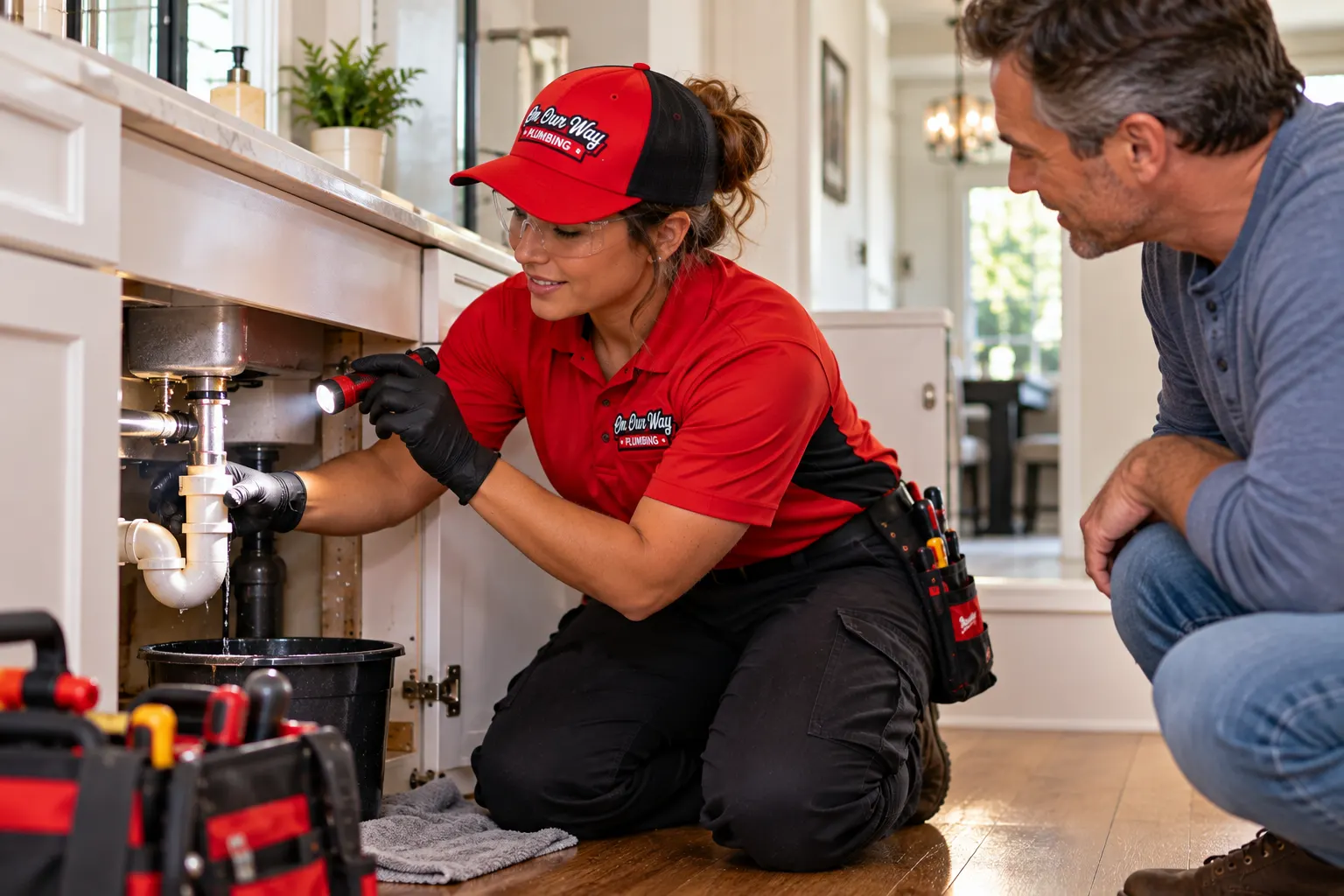 Leak Detection & Water Lines - On Our Way Plumbing